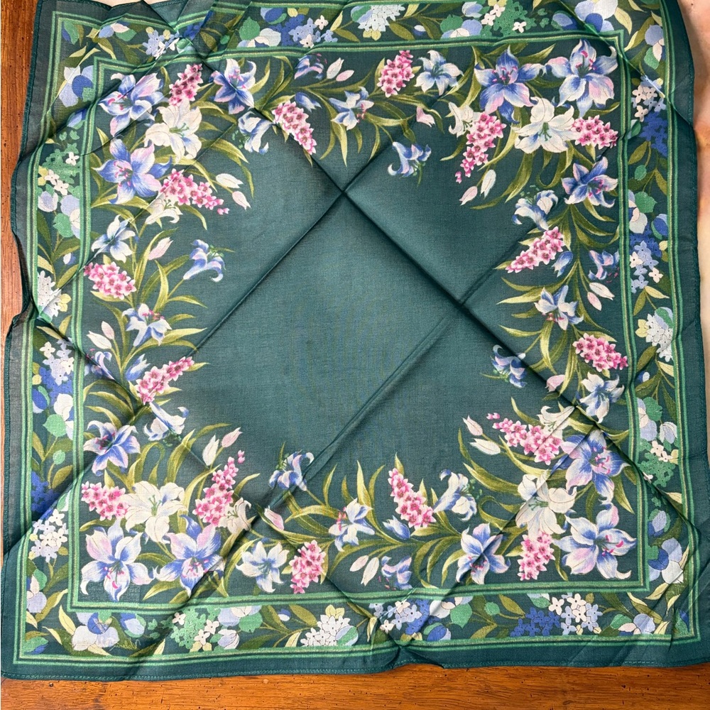 Valente Valentino Floral Handkerchief - Picture 2 of 3